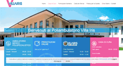 Desktop Screenshot of poliambulatoriovillairis.it
