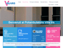 Tablet Screenshot of poliambulatoriovillairis.it